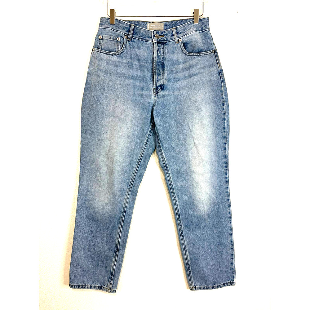 Everlane Jeans Extra High-Waisted Curvy 90's Straight Leg Jeans Size 31